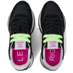 Scarpe Donna Sun68 Sneakers Ally Solid Nero - Fuxia - Z36201