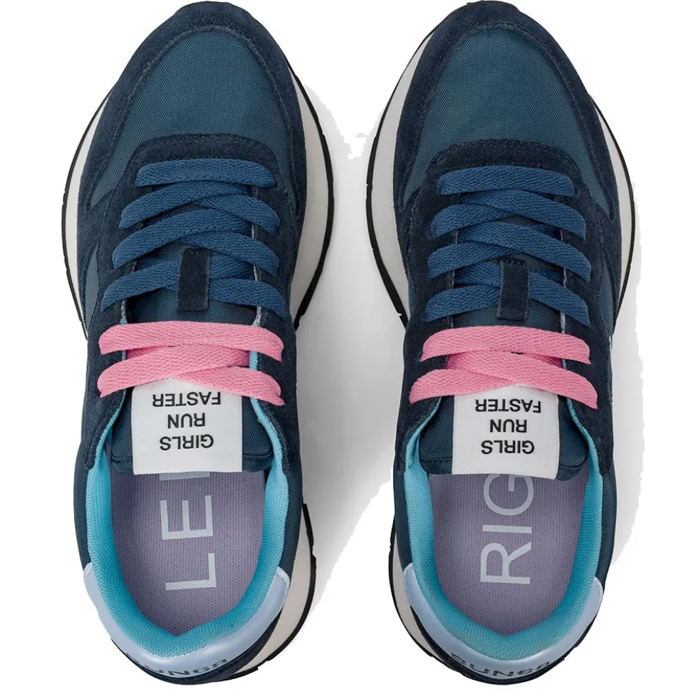 Scarpe Donna Sun68 Sneakers Ally Solid Navy Blue - Z36201