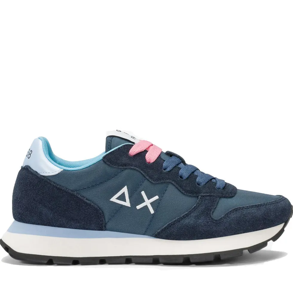 Scarpe Donna Sun68 Sneakers Ally Solid Navy Blue - Z36201