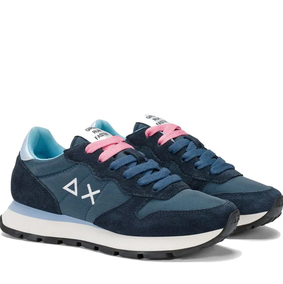 Scarpe Donna Sun68 Sneakers Ally Solid Navy Blue - Z36201