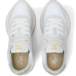 Scarpe Donna Sun68 Sneakers Ally Gold Silver Colore Bianco - Z36202