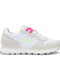 Scarpe Donna Sun68 Sneakers Ally Solid Bianco - Fuxia - Z36201