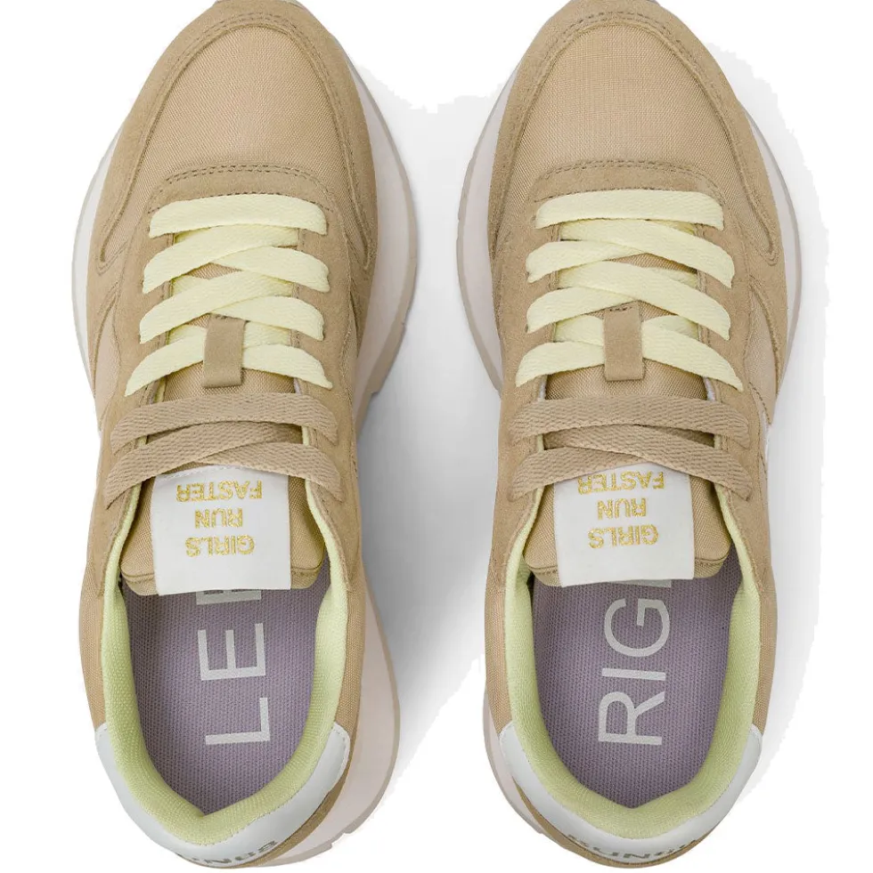 Scarpe Donna Sun68 Sneakers Ally Solid Beige - Z36201