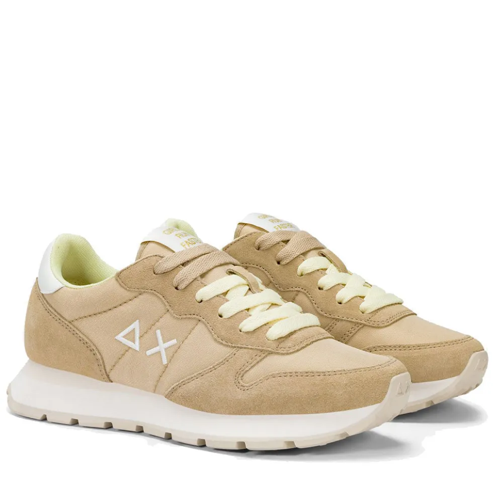 Scarpe Donna Sun68 Sneakers Ally Solid Beige - Z36201