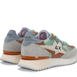 Scarpe Donna Sun68 Sneakers Stargirl Multicolor Option Verde Salvia - Z36215