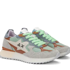 Scarpe Donna Sun68 Sneakers Stargirl Multicolor Option Verde Salvia - Z36215