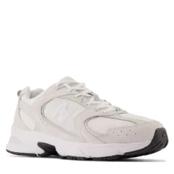 Scarpe Running NEW BALANCE Sneakers 530 in Pelle e Mesh Sea Salt Grey Matter e White