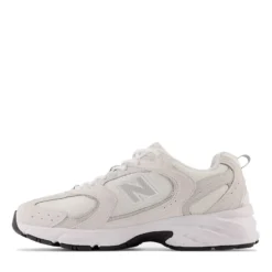 Scarpe Running NEW BALANCE Sneakers 530 in Pelle e Mesh Sea Salt Grey Matter e White