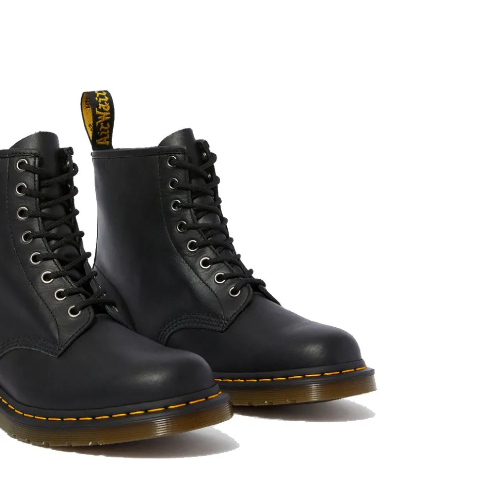 Scarpe Unisex DR. MARTENS Stivali linea 1460 in Nappa Nera