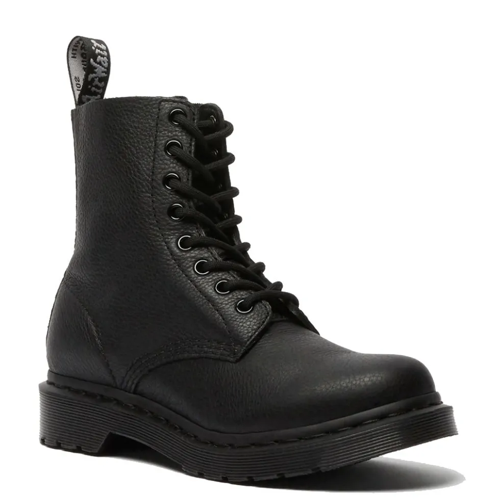 Scarpe Unisex DR. MARTENS Stivali linea 1460 Pascal Mono in Pelle Nera