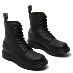 Scarpe Unisex DR. MARTENS Stivali linea 1460 Pascal Mono in Pelle Nera
