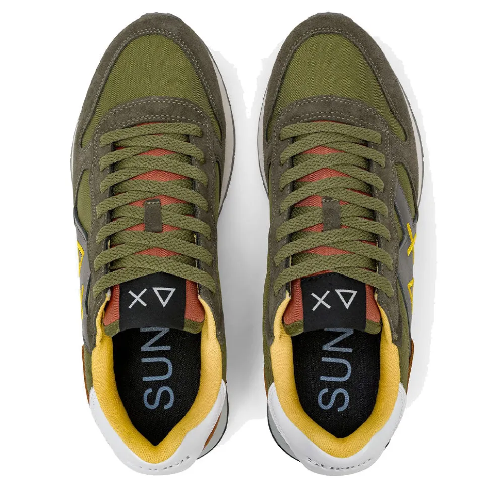 Scarpe Uomo Sun68 Sneakers Jaki 2.0 Solid Militare - Z36115