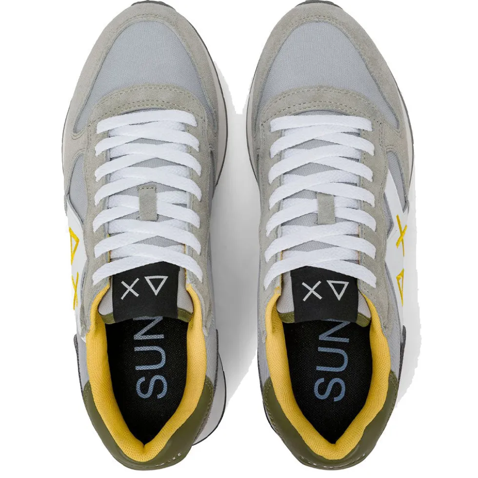 Scarpe Uomo Sun68 Sneakers Jaki 2.0 Solid Grigio Chiaro - Z36115