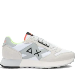 Scarpe Uomo Sun68 Sneakers Jaki 2.0 Fluo Bianco - Z36117