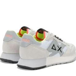 Scarpe Uomo Sun68 Sneakers Jaki 2.0 Fluo Bianco - Z36117