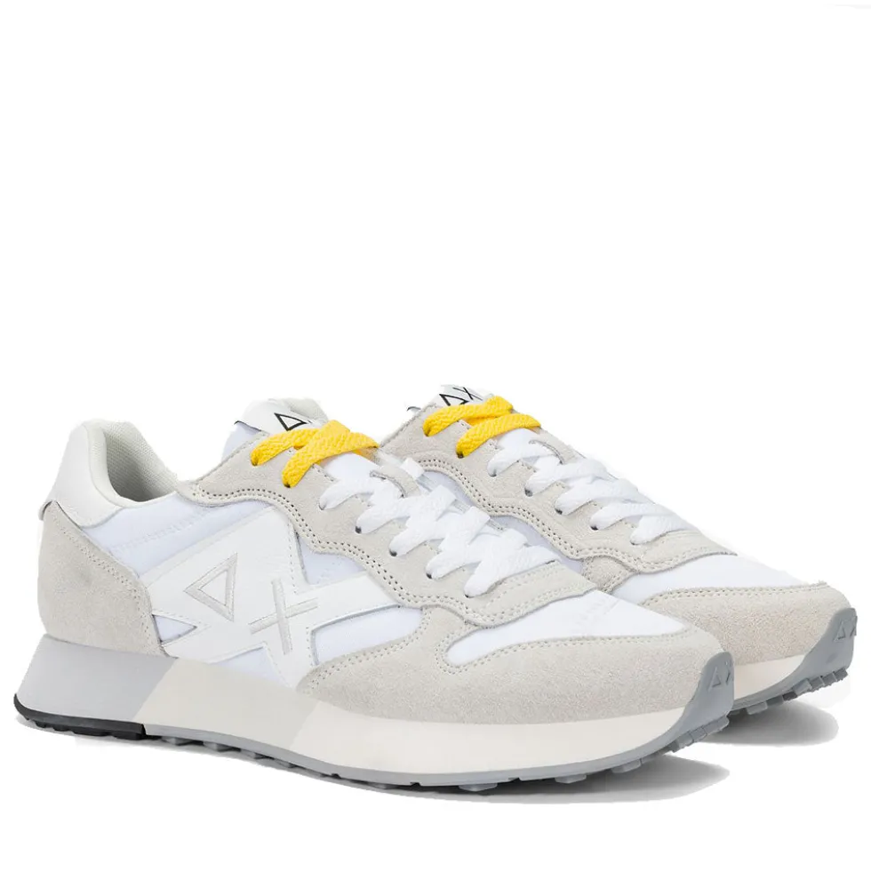 Scarpe Uomo Sun68 Sneakers Jaki 2.0 Bicolor Bianco - Bianco -Z36116