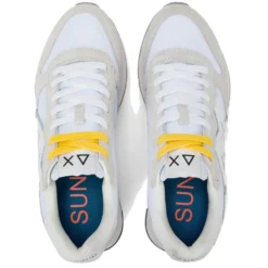 Scarpe Uomo Sun68 Sneakers Jaki 2.0 Bicolor Bianco - Bianco -Z36116