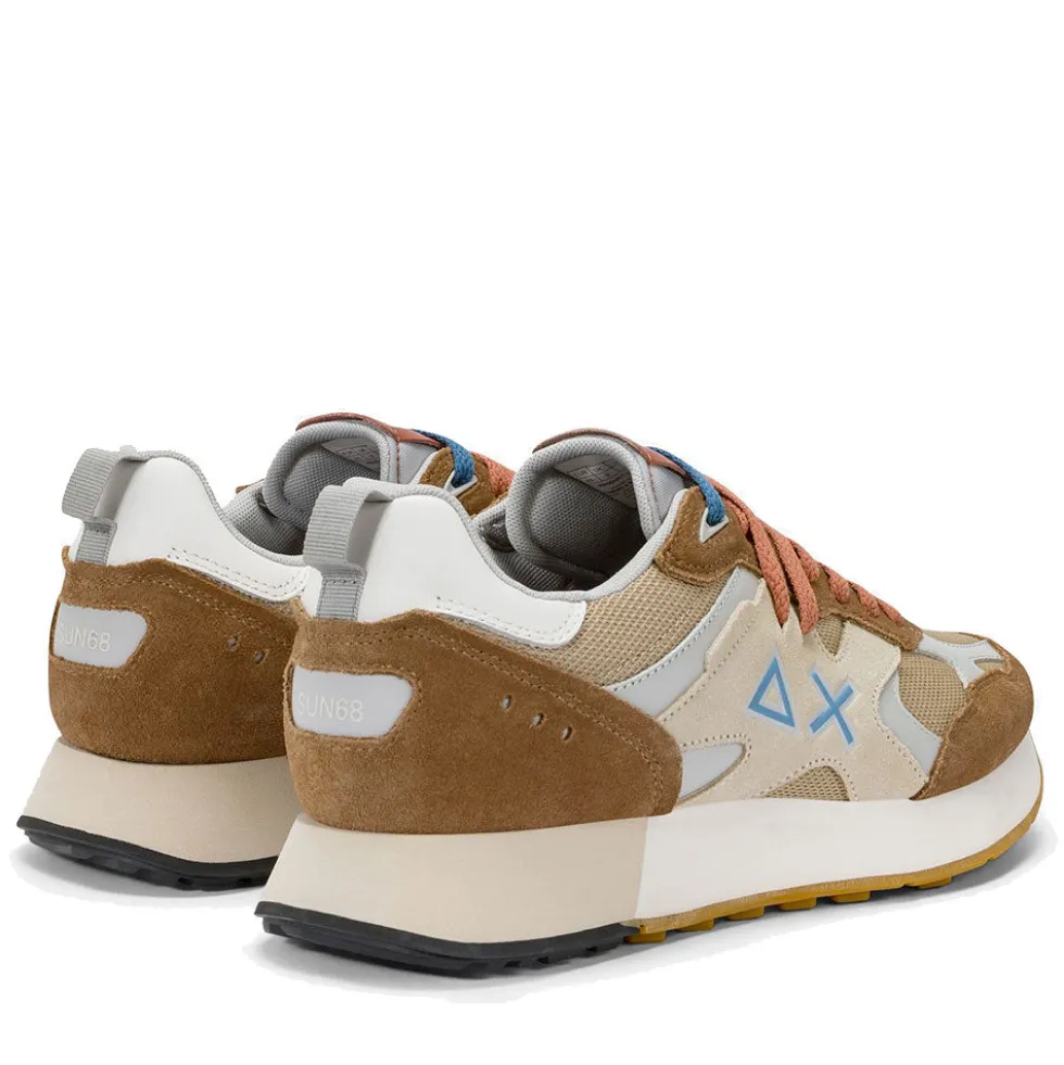 Scarpe Uomo Sun68 Sneakers Jaki Outdoor Colore Volpe - Z36118