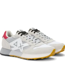 Scarpe Uomo Sun68 Sneakers Jaki 2.0 Bicolor Bianco - Grigio -Z36116