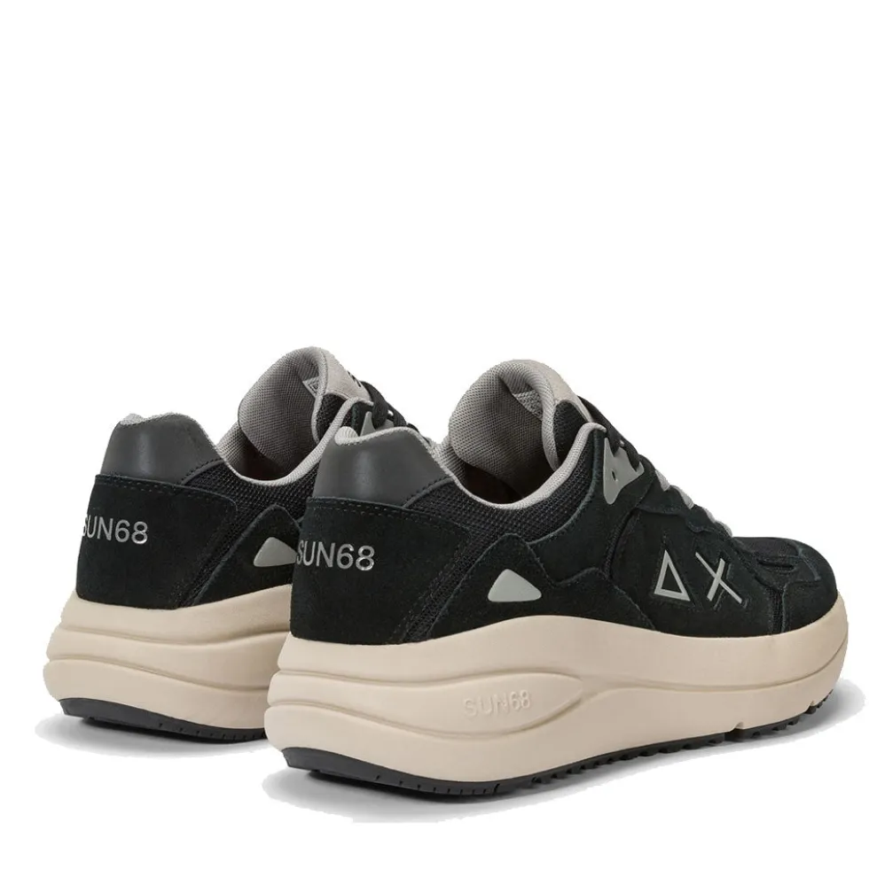 Scarpe Uomo Sun68 Sneakers Jupiter Colore Nero - Z44140