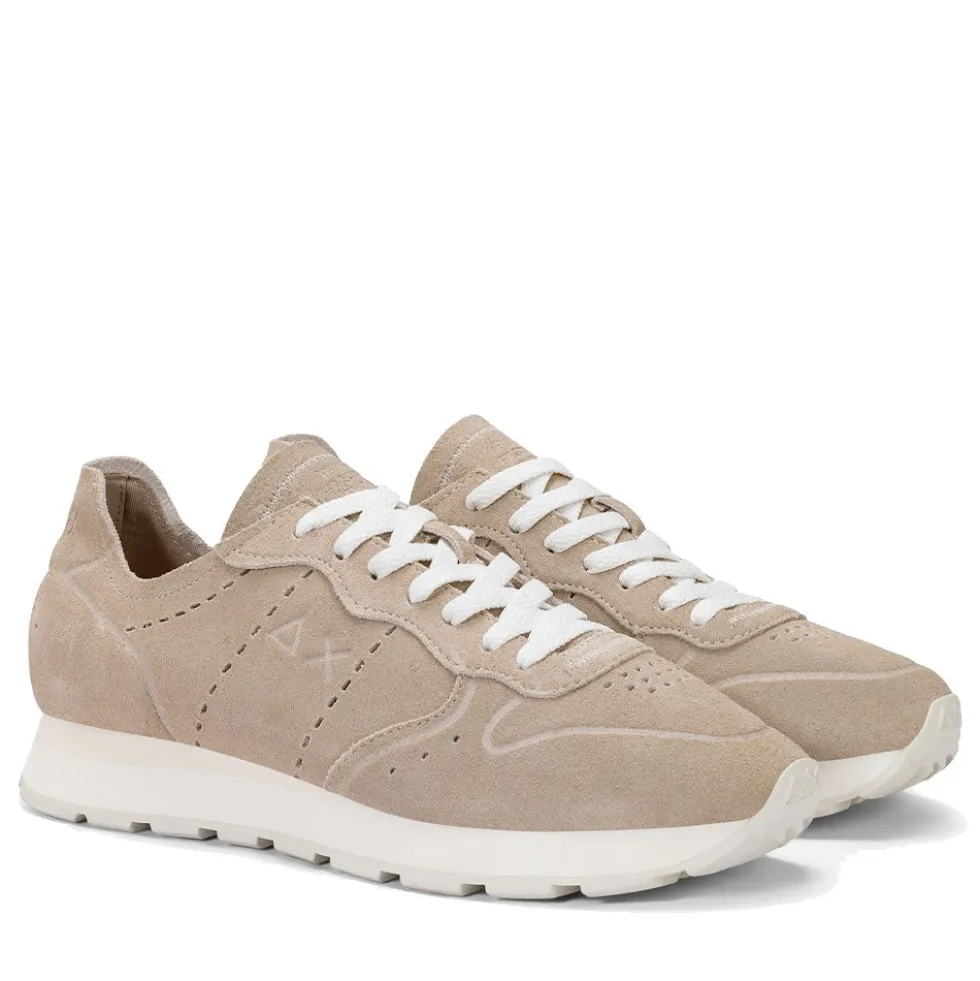 Scarpe Uomo Sun68 Sneakers Tom Raw Edge Stone - Z36103