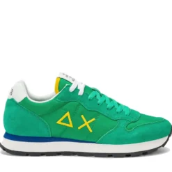Scarpe Uomo Sun68 Sneakers Tom Solid Verde Prato - Z36101