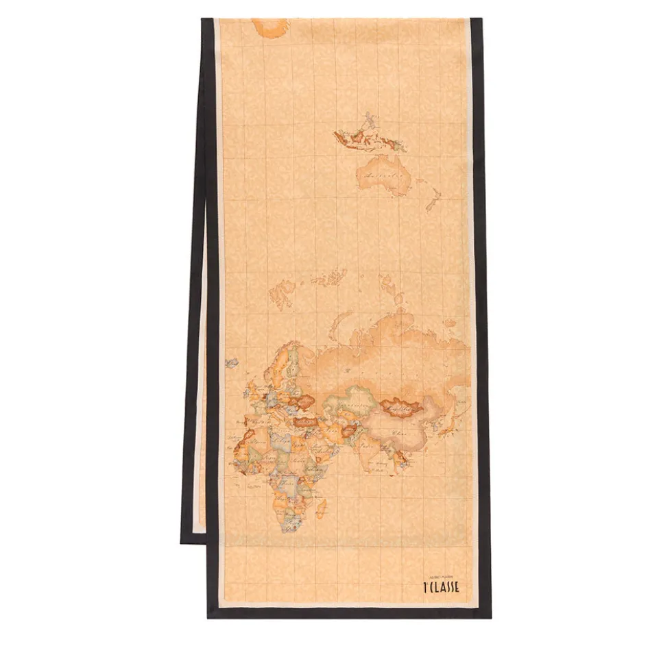 Sciarpa 45 x 180 cm 1A Classe Alviero Martini in Seta stampa Geo Classic e Nera 3248