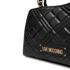 Shopping Bag a Mano Trapuntata LOVE MOSCHINO linea Quilted colore Nero