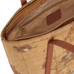 Shopping Bag con Borchiette Media 1A Classe Alviero Martini linea Geo Classic E010