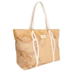 Shopping Bag Donna 1A Classe Alviero Martini linea Soft Petals in Tessuto Soft Geo Classic e Avorio LE53