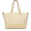 Shopping Bag Donna con Pochette LOVE MOSCHINO linea Bold Bag Avorio