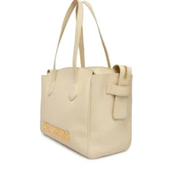 Shopping Bag Donna con Pochette LOVE MOSCHINO linea Bold Bag Avorio