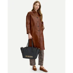 Shopping Bag Donna con Pochette LOVE MOSCHINO linea Bold Bag colore Nero