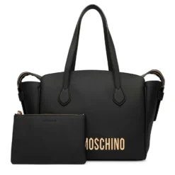 Shopping Bag Donna con Pochette LOVE MOSCHINO linea Bold Bag colore Nero