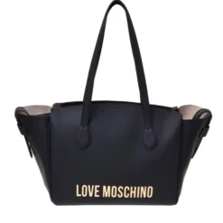 Shopping Bag Donna con Pochette LOVE MOSCHINO linea Bold Bag colore Nero