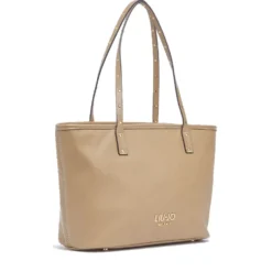 Shopping Bag Donna LIU JO Better effetto Bottalato color Fango