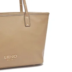 Shopping Bag Donna LIU JO Better effetto Bottalato color Fango
