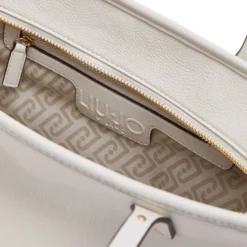 Shopping Bag Donna LIU JO Better effetto Bottalato color Crema