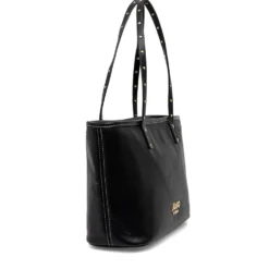 Shopping Bag Donna LIU JO Better effetto Bottalato Nero