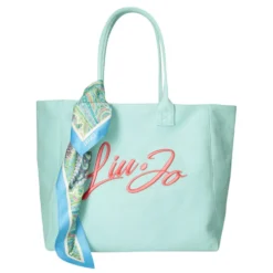 Shopping Bag Donna LIU JO in Tessuto Turchese
