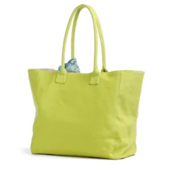 Shopping Bag Donna LIU JO in Tessuto Verde Acido