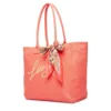 Shopping Bag Donna LIU JO in Tessuto color Corallo