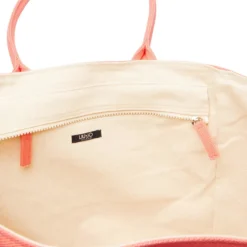 Shopping Bag Donna LIU JO in Tessuto color Corallo