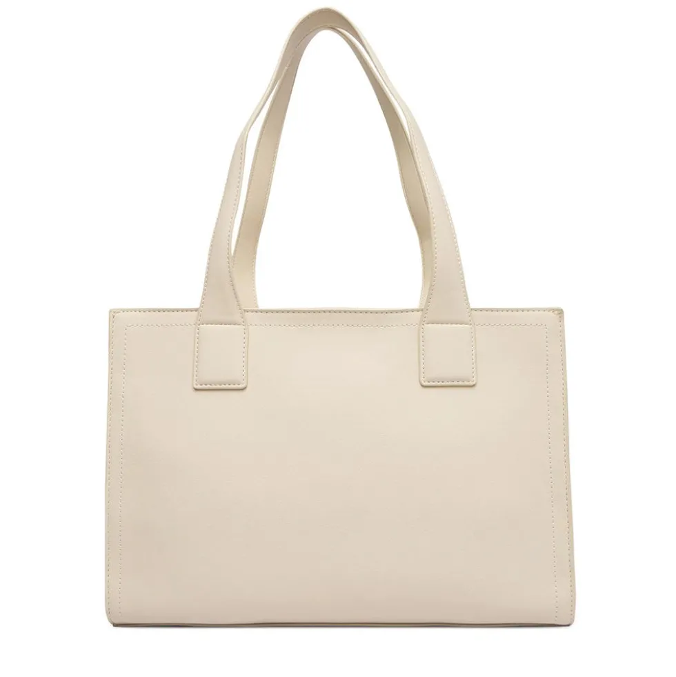 Shopping Bag Donna LOVE MOSCHINO in Ecopelle Avorio
