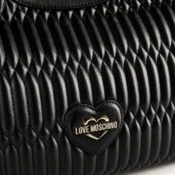 Shopping Bag Donna LOVE MOSCHINO linea Bubby Love in Ecopelle Nera