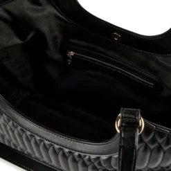 Shopping Bag Donna LOVE MOSCHINO linea Bubby Love in Ecopelle Nera