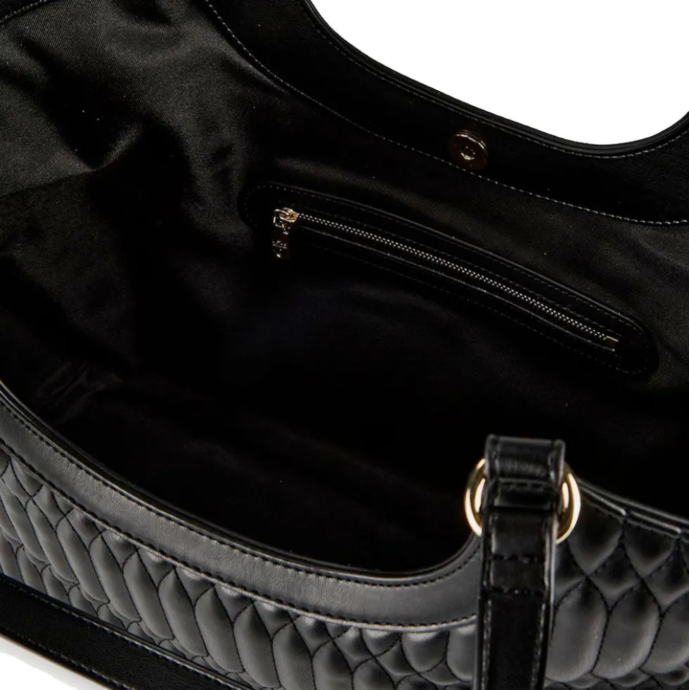 Shopping Bag Donna LOVE MOSCHINO linea Bubby Love in Ecopelle Nera
