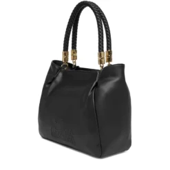 Shopping Bag Donna LOVE MOSCHINO in Ecopelle Nera