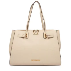 Shopping Bag Donna LOVE MOSCHINO linea Soft Sculpt Avorio