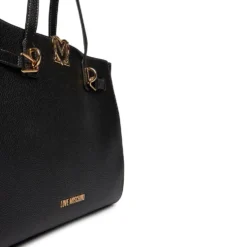 Shopping Bag Donna LOVE MOSCHINO linea Soft Sculpt Nera